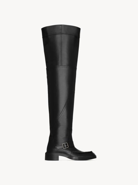 JOE OVER-THE-KNEE BOOTS IN SMOOTH LEATHER