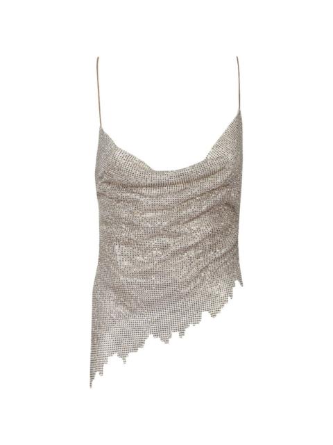 rhinestone-embellished top