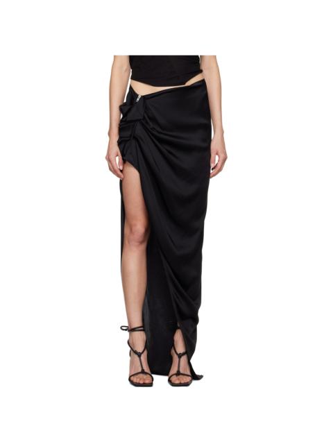 Black Porterville Edfu Maxi Skirt