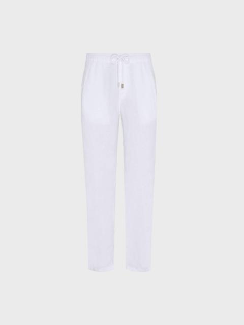 Men Linen Pants Solid