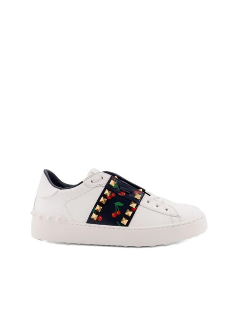 rockstud cherry sneakers