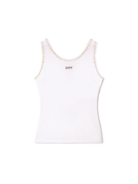 Light Rib Emb 20s Tank Top