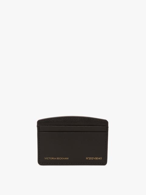 Victoria Card Holder In Black Leather