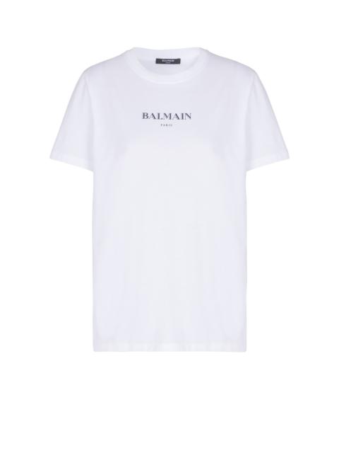 T-shirt with Balmain print