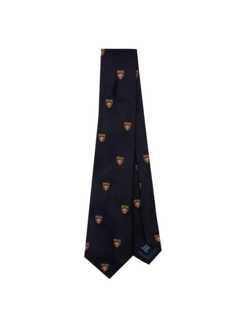 Repp Club silk tie