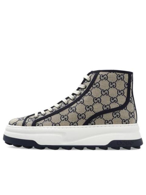 Gucci GG High Top Sneaker 'Beige Blue' 745999-FABZZ-4043