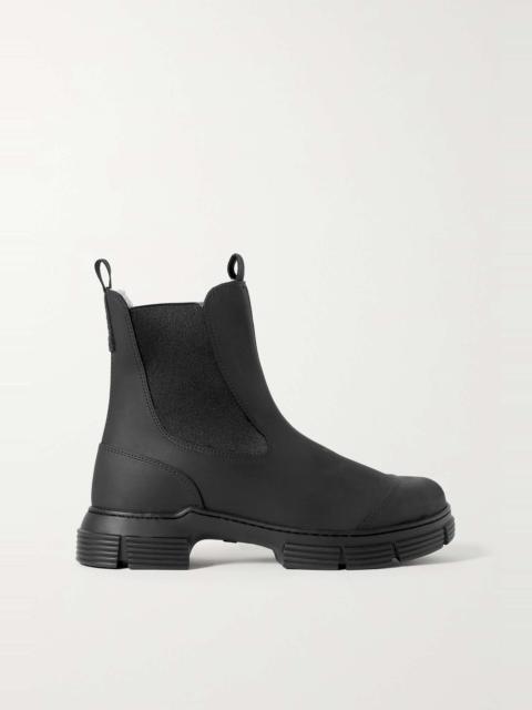 Recycled rubber Chelsea boots