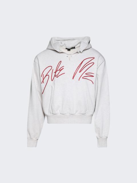 Bite Me Hoodie Grey