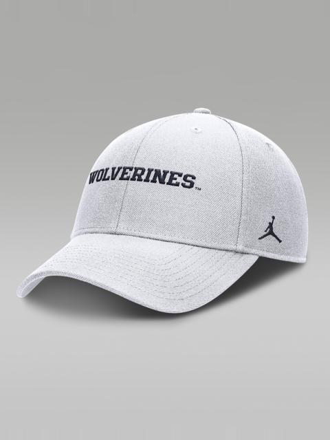 Michigan On-Field Rise Gameday Men's Jordan Brand Dri-FIT College Trucker Adjustable Hat
