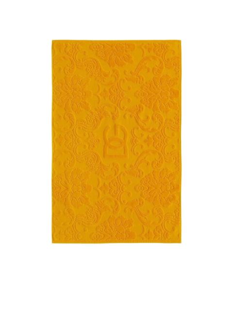 logo jacquard bath mat