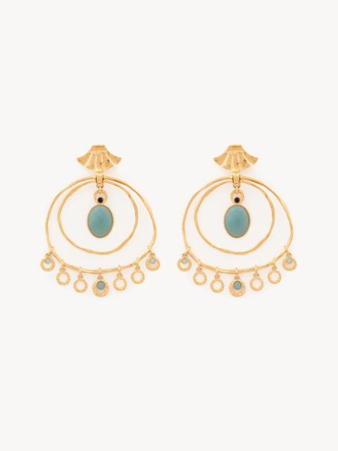 THE CHLOÉ SUNFLOWER EARRINGS