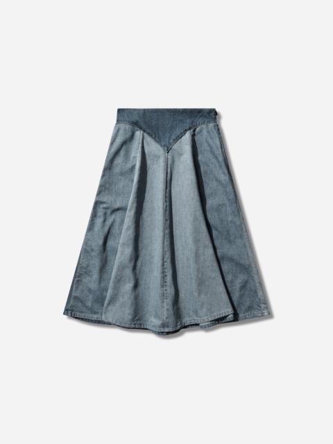 Women's Blue Tab Roper Skirt Indigo