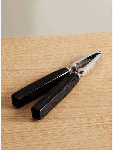 Stainless Steel And Horn Nut Cracker