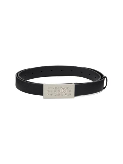 Black Numeric Belt