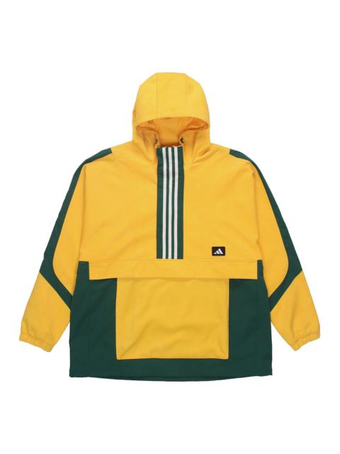 adidas Cap Windbreaker Jacket Men's Yellow GM4453