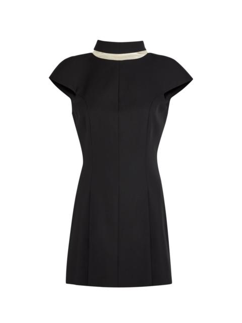 Armarium Ersilia Reverse Collar Wool Mini Dress
