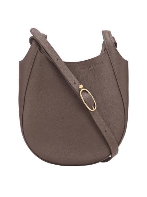 Le Foulonné S Crossbody bag Taupe - Leather