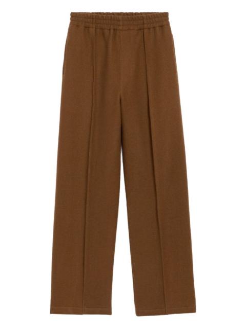 elasticated wool trousers