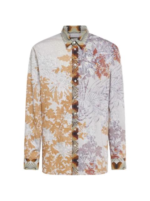 Diomede floral-print longsleeve shirt