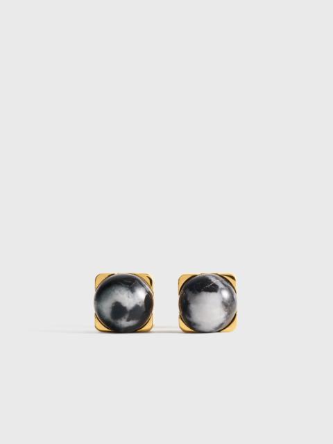 Jasper studs black/off white