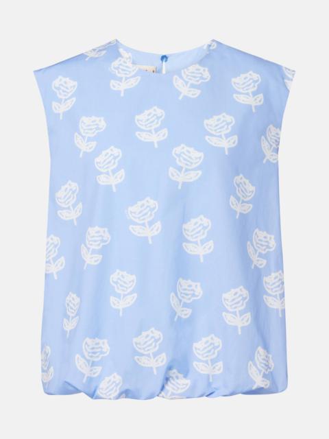 Floral cotton top