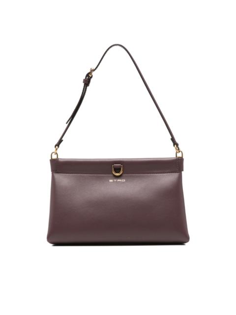 Talk leather clutch bag