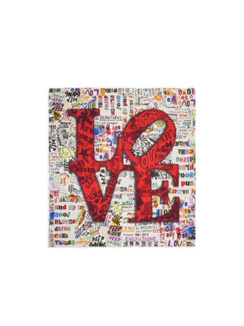 Big Love printed scarf