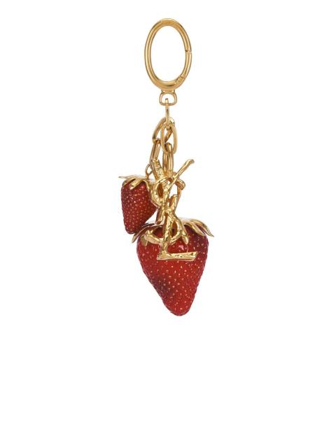 Porte Clefs Fraises Charm