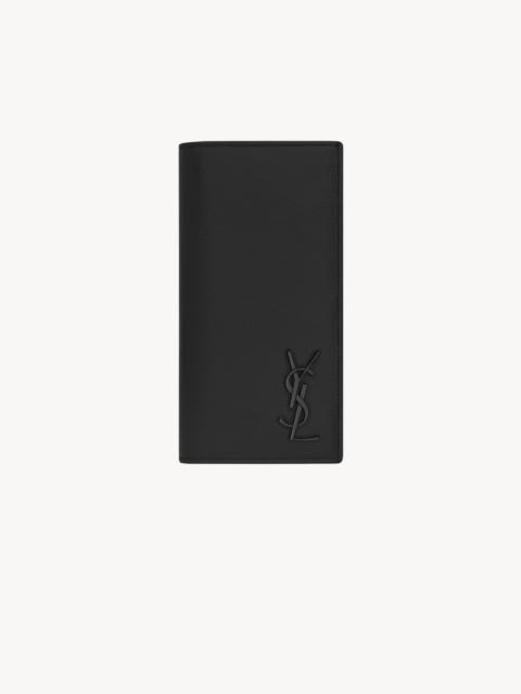 CASSANDRE CONTINENTAL WALLET IN GRAIN DE POUDRE LEATHER