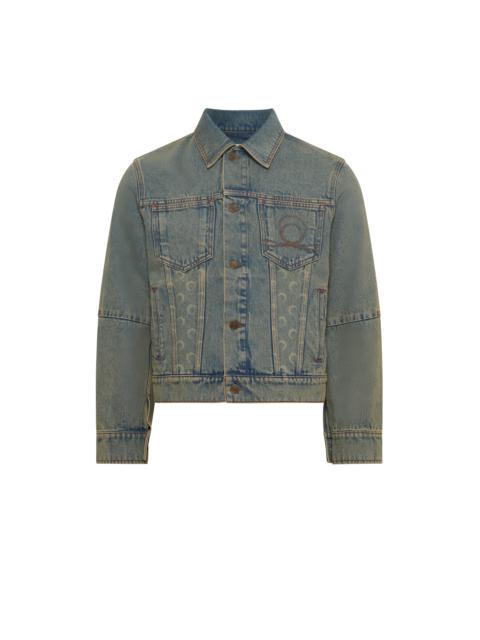 Moon Laser Denim Trucker Jacket