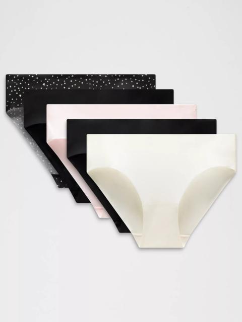 InvisiWear Mid-Rise Bikini Underwear *5 Pack
