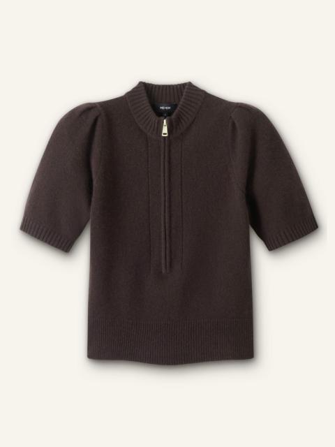 Pouf Sleeve Knit Tee