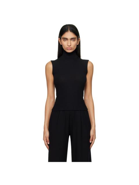 Black Lauren Sleeveless Turtleneck