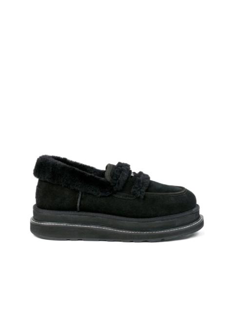 x UGG black loafers