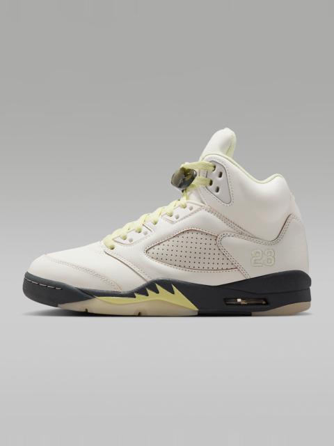 Air Jordan 5 Retro "Luminous Green and Sail" Women's Shoes