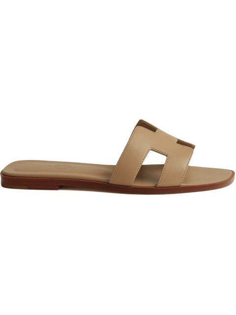 Hermes Oran Sandal Beige Linen (Women's)