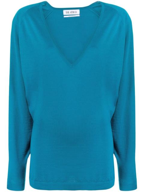 plunge V-neck jumper