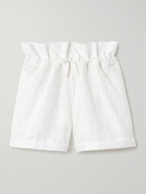 Marissa Broderie Anglaise Cotton Shorts