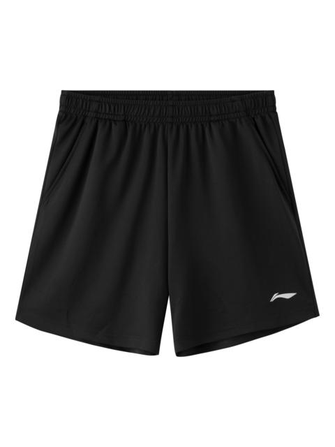 Li-Ning Logo Table Tennis Knit Shorts 'Black' AKYT063-4