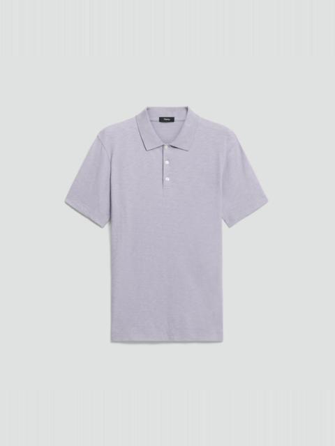 Bron Polo Shirt in Cosmos Slub Cotton