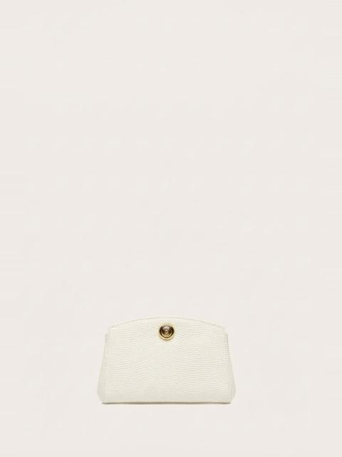 PUSHLOCK CLUTCH CREAM LIZARD