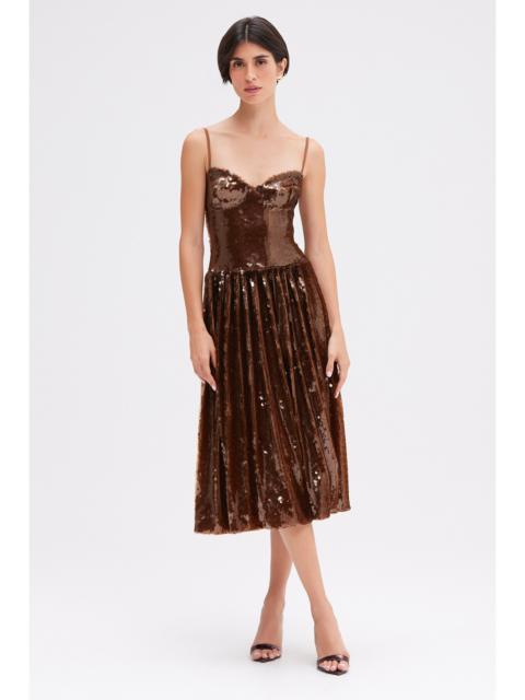 SEQUIN MIDI DRESS (RUNWAY)