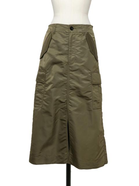 Nylon Twill Skirt