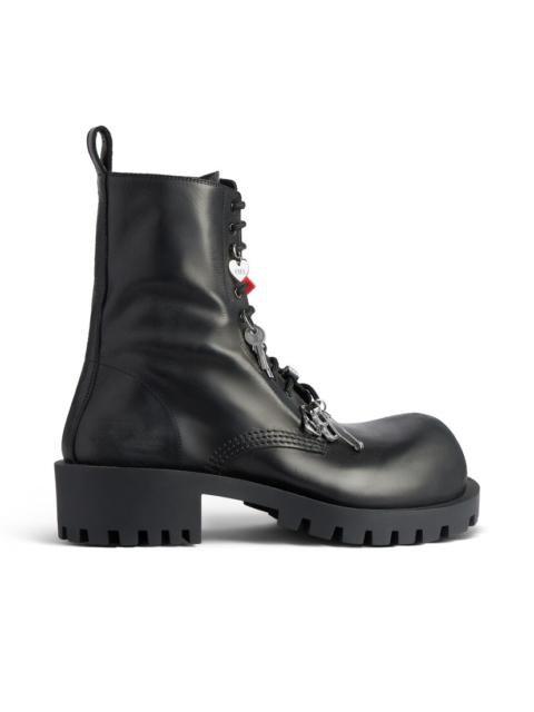 Men's Hummer Lace-up Bootie  in Black