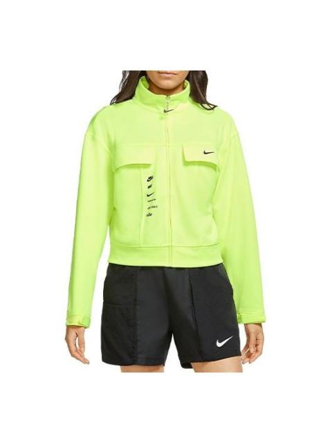 (WMNS) Nike Sportswear Swoosh Jacket Yellow CU5679-702