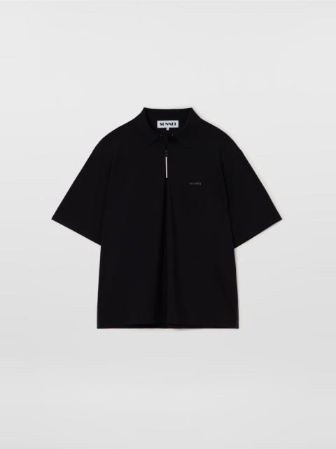 TECH SHORTSLEEVE POLO / black