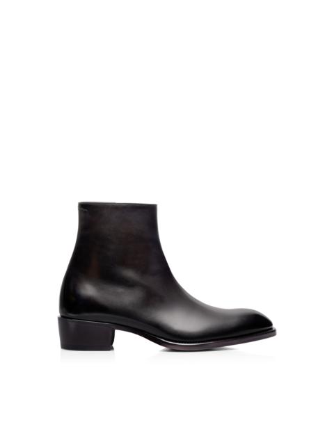 BURNISHED LEATHER VINCENT BOOT