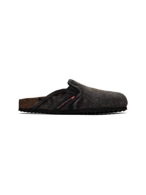 Black D-Woodstock Slip-on Loafers