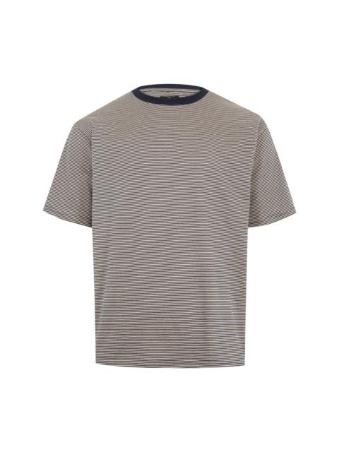 S-S CREW NECK TEE - COTTON STRIPE JERSEY