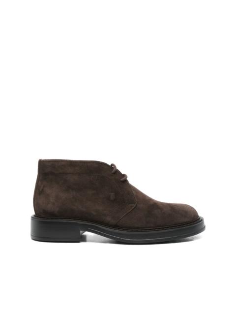 suede lace-up desert boots